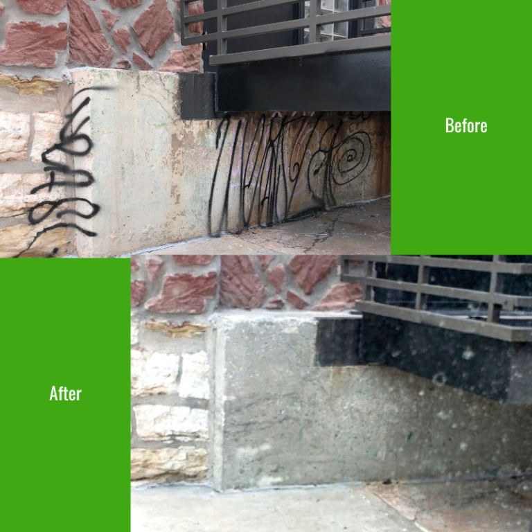 Graffiti Removal Kansas City Blast Monkey Mobile Dustless Blasting